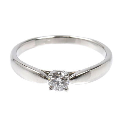 TIFFANY&Co. ティファニー Pt950プラチナ ソリティア リング・指輪 ダイヤモンド0.21ct 11号 3.5g レディース【中古】