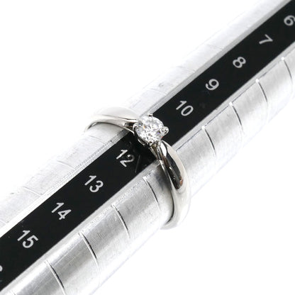 TIFFANY&Co. ティファニー Pt950プラチナ ソリティア リング・指輪 ダイヤモンド0.21ct 11号 3.5g レディース【中古】