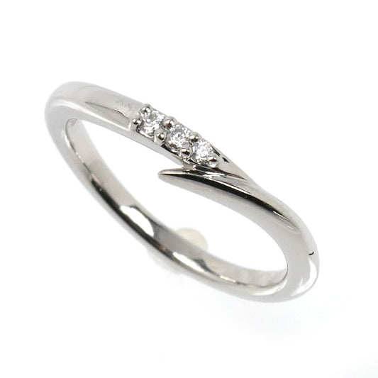 Ipomo アイプリモ Pt950プラチナ エピュレ リング・指輪 ダイヤモンド0.02ct 4号 2.6g レディース【中古】