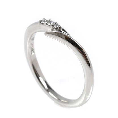 Ipomo アイプリモ Pt950プラチナ エピュレ リング・指輪 ダイヤモンド0.02ct 4号 2.6g レディース【中古】