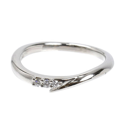 Ipomo アイプリモ Pt950プラチナ エピュレ リング・指輪 ダイヤモンド0.02ct 4号 2.6g レディース【中古】