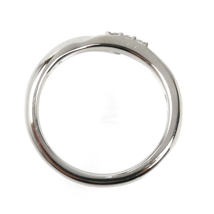 Ipomo アイプリモ Pt950プラチナ エピュレ リング・指輪 ダイヤモンド0.02ct 4号 2.6g レディース【中古】