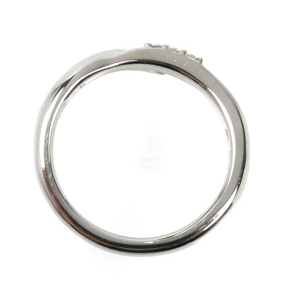 Ipomo アイプリモ Pt950プラチナ エピュレ リング・指輪 ダイヤモンド0.02ct 4号 2.6g レディース【中古】