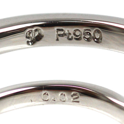 Ipomo アイプリモ Pt950プラチナ エピュレ リング・指輪 ダイヤモンド0.02ct 4号 2.6g レディース【中古】