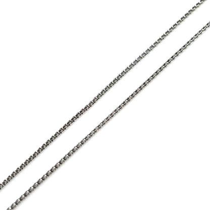 Pt850プラチナ ネックレス ダイヤモンド0.31ct 2.4g 40cm 一粒ダイヤ レディース【中古】