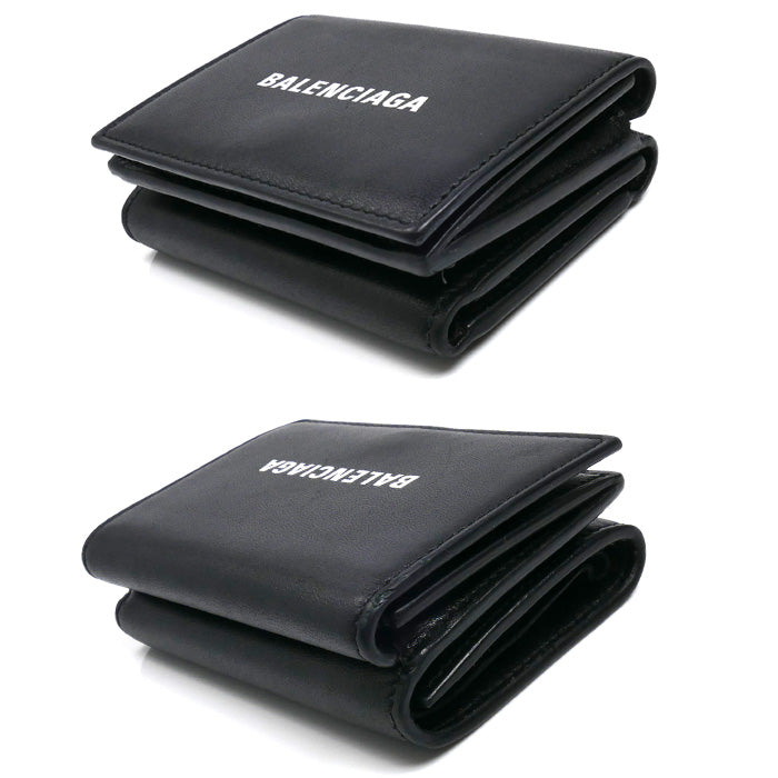 BALENCIAGA バレンシアガ エブリデイ キャッシュ ミニ ウォレット 三つ折り財布 594312 ユニセックス【中古】