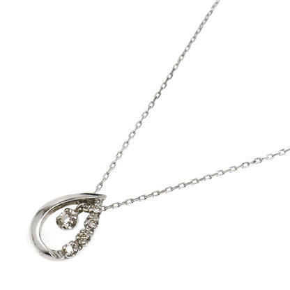 Vendome Aoyama ヴァンドーム青山 K10WG ホワイトゴールド ネックレス AJBN137440DI/ADVZ000705WG ダイヤモンド 1.2g 40cm レディース【中古】