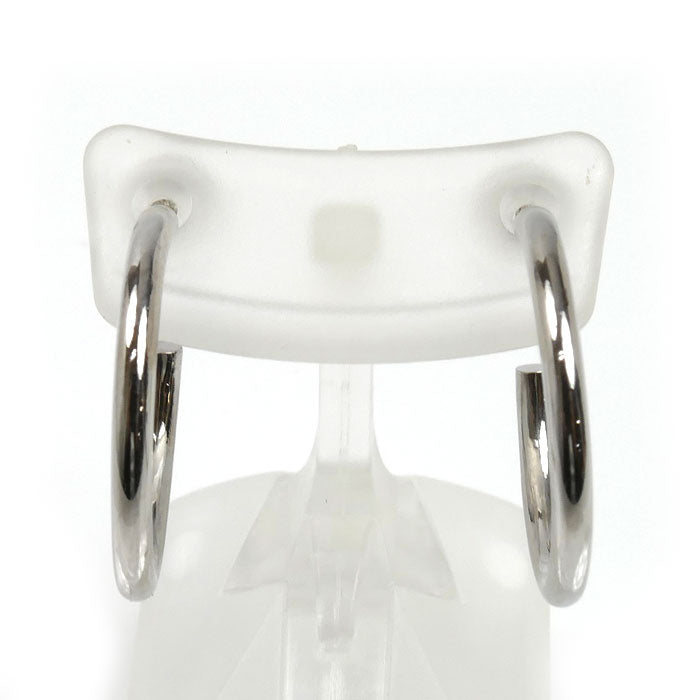 Pt900プラチナ フープ ピアス 1.2g レディース【中古】