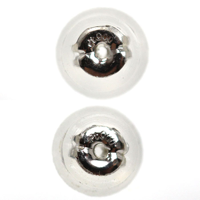 Pt900プラチナ フープ ピアス 1.2g レディース【中古】