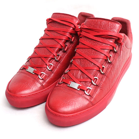BALENCIAGA バレンシアガ アリーナ ロウ スニーカー レッド 483494 
41 メンズ【中古】