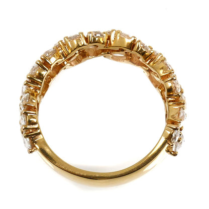 K18RG ローズゴールド リング・指輪 ダイヤモンド2.00ct 12号 4.9g ローズカット レディース【中古】