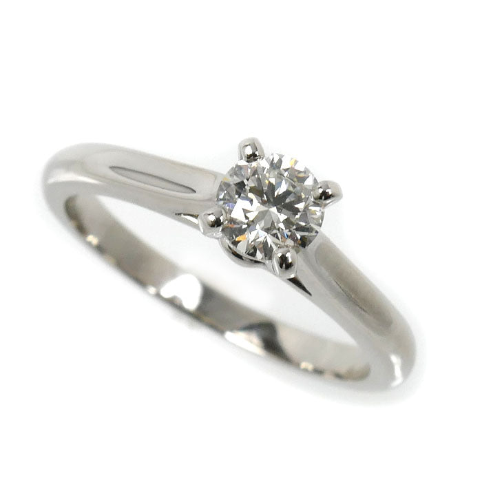 CARTIER カルティエ Pt950プラチナ ソリテール リング・指輪 CRN4139000 ダイヤモンド0.31ct 7号 47 3.3g レディース【中古】【美品】