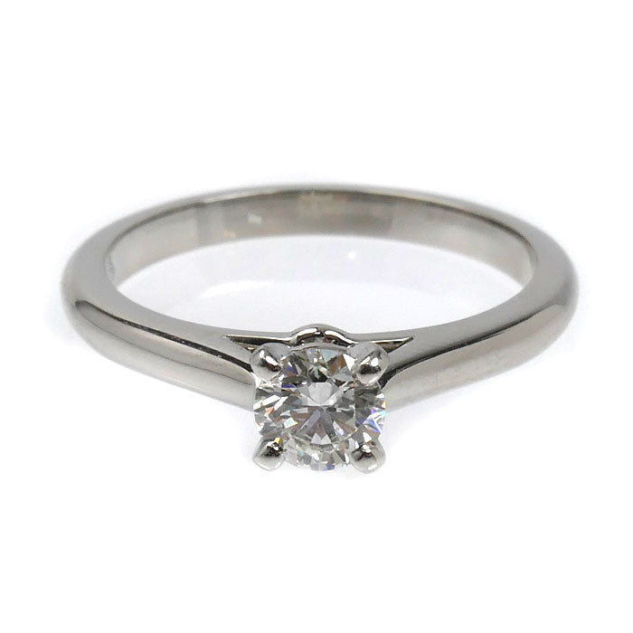 CARTIER カルティエ Pt950プラチナ ソリテール リング・指輪 CRN4139000 ダイヤモンド0.31ct 7号 47 3.3g レディース【中古】【美品】
