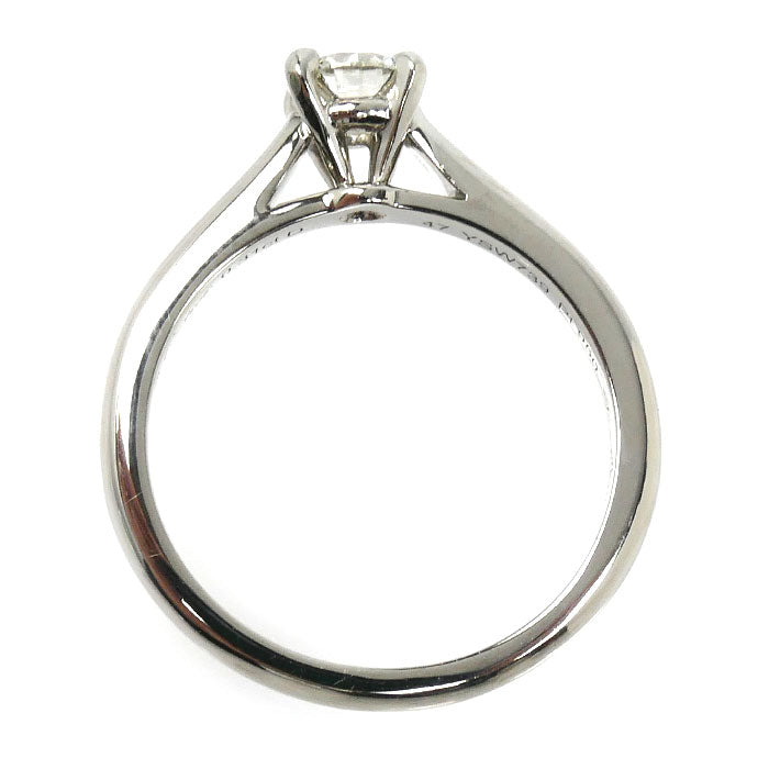 CARTIER カルティエ Pt950プラチナ ソリテール リング・指輪 CRN4139000 ダイヤモンド0.31ct 7号 47 3.3g レディース【中古】【美品】