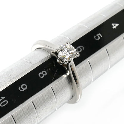 CARTIER カルティエ Pt950プラチナ ソリテール リング・指輪 CRN4139000 ダイヤモンド0.31ct 7号 47 3.3g レディース【中古】【美品】