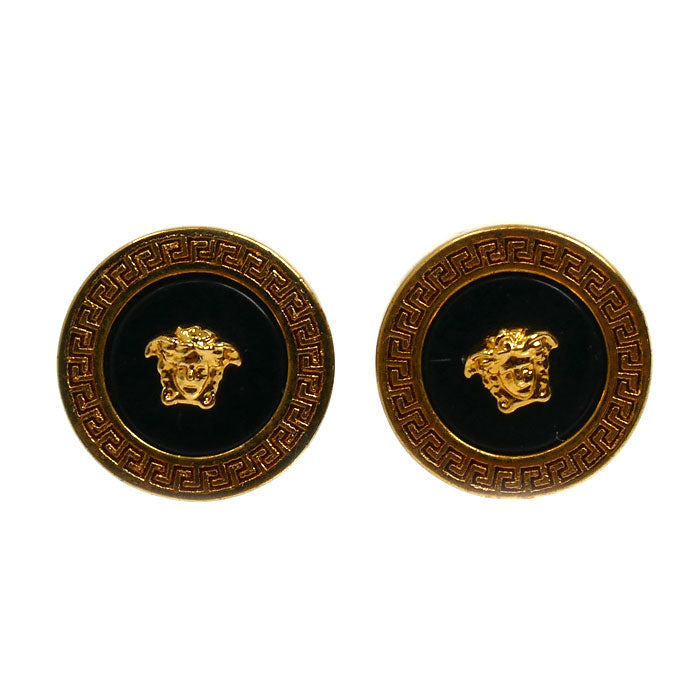 VERSACE ヴェルサーチ 真鍮/GP メドゥーサ ピアス DG27256 レディース【中古】