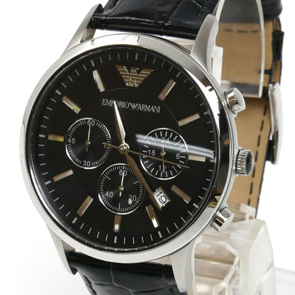 Emporio Armani エンポリオ・アルマーニ クロノグラフ 腕時計 電池式 AR-2447 メンズ【中古】【美品】