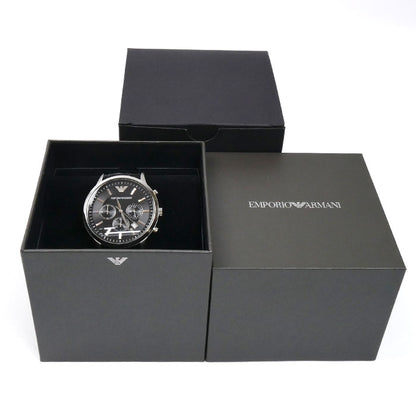 Emporio Armani エンポリオ・アルマーニ クロノグラフ 腕時計 電池式 AR-2447 メンズ【中古】【美品】