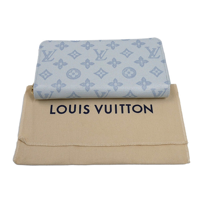 LOUIS VUITTON ルイ・ヴィトン ジッピーウォレット 長財布 モノグラムオリジン ブルークーリエ M27686 ICチップ ユニセックス【未使用】【買取品】