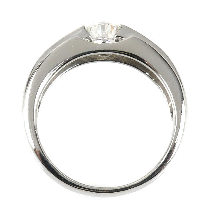 Pt900プラチナ リング・指輪 ダイヤモンド0.56ct ダイヤモンド0.26ct 15号 8.5g レディース【中古】【美品】