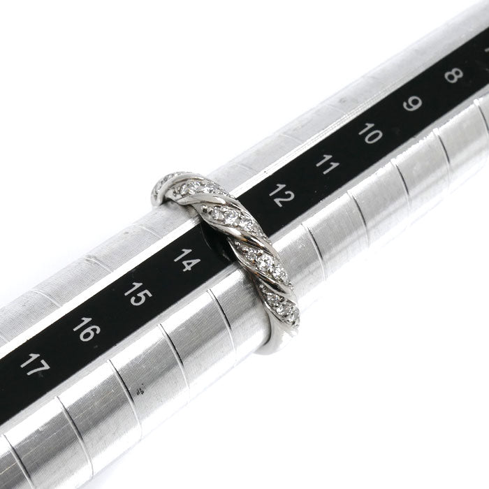 GSTV Pt950プラチナ リング・指輪 ダイヤモンド0.20ct 13号 4.5g レディース【中古】