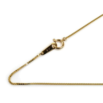 K18YG イエローゴールド ネックレス ベネチアン 3.0g 49cm レディース【中古】