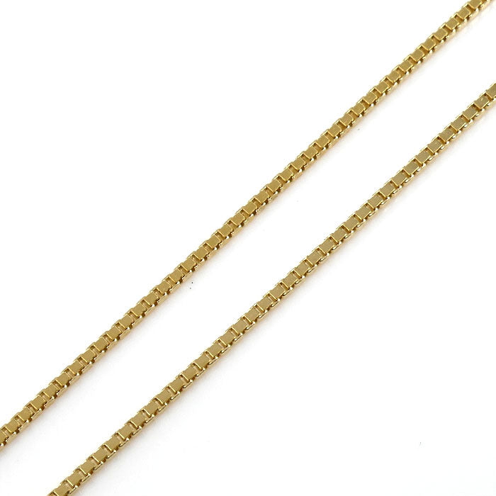 K18YG イエローゴールド ネックレス ベネチアン 3.0g 49cm レディース【中古】