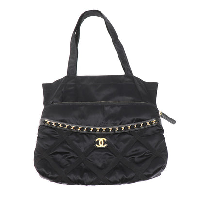 CHANEL シャネル マトラッセ グログラン 2WAYバッグ トートバッグ ブラック AP2676 レディース【中古】