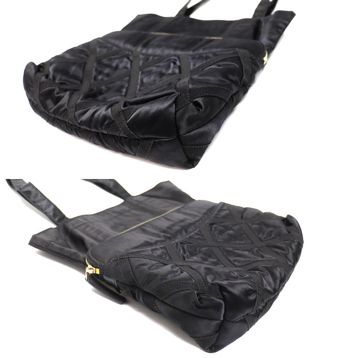 CHANEL シャネル マトラッセ グログラン 2WAYバッグ トートバッグ ブラック AP2676 レディース【中古】