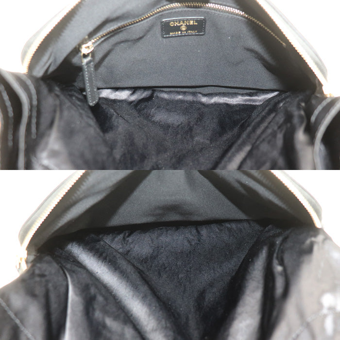 CHANEL シャネル マトラッセ グログラン 2WAYバッグ トートバッグ ブラック AP2676 レディース【中古】