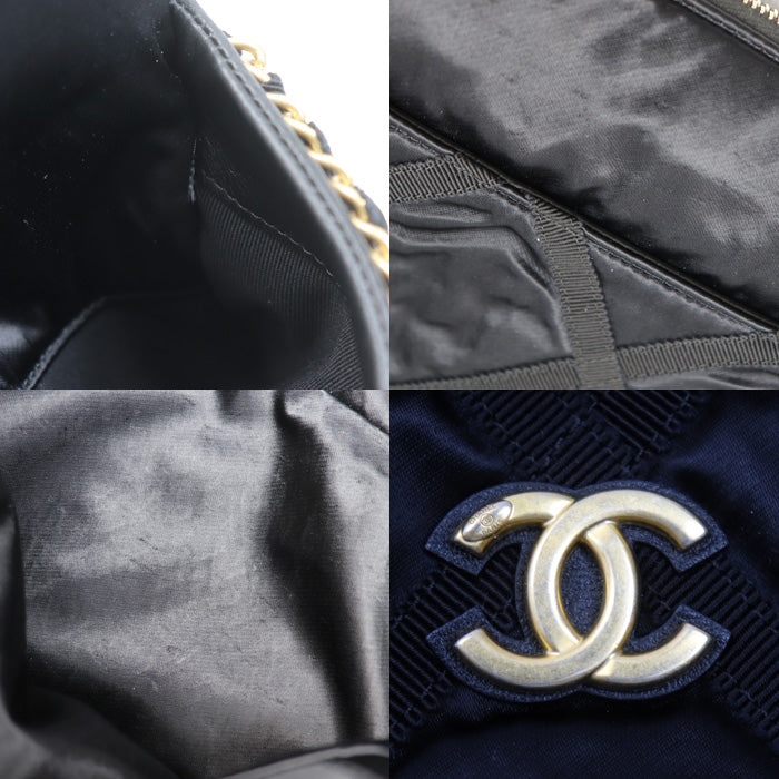 CHANEL シャネル マトラッセ グログラン 2WAYバッグ トートバッグ ブラック AP2676 レディース【中古】