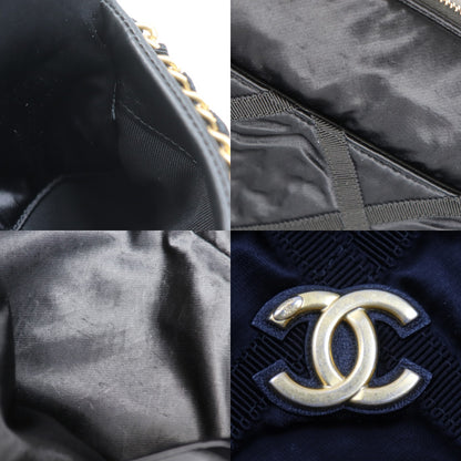 CHANEL シャネル マトラッセ グログラン 2WAYバッグ トートバッグ ブラック AP2676 レディース【中古】