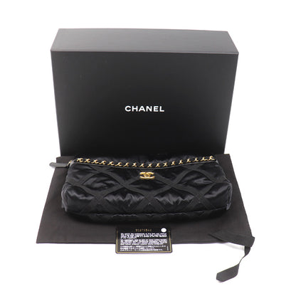 CHANEL シャネル マトラッセ グログラン 2WAYバッグ トートバッグ ブラック AP2676 レディース【中古】