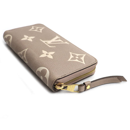 LOUIS VUITTON ルイ・ヴィトン ジッピーウォレット 長財布 ラウンドファスナー バイカラーアンプラント トゥルトレール クレーム M69794 ICチップ レディース【中古】