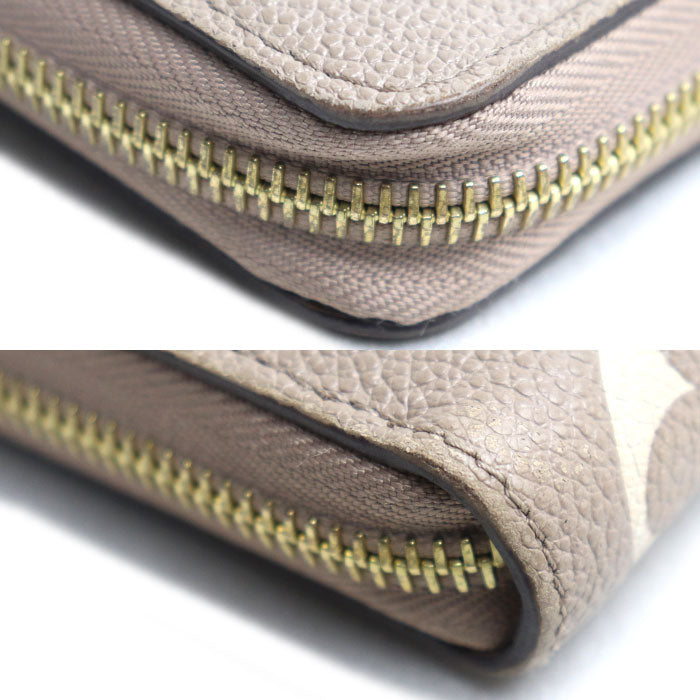 LOUIS VUITTON ルイ・ヴィトン ジッピーウォレット 長財布 ラウンドファスナー バイカラーアンプラント トゥルトレール クレーム M69794 ICチップ レディース【中古】