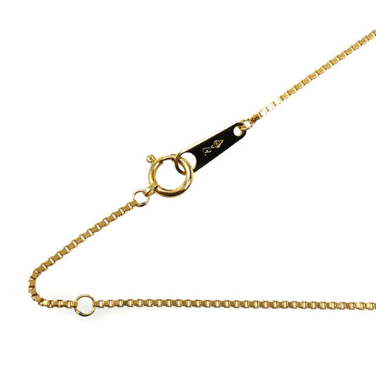 K18YG イエローゴールド ネックレス ベネチアン 3.1g 40cm レディース【中古】