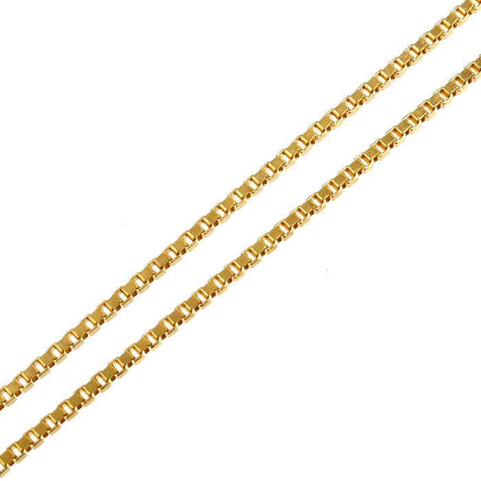 K18YG イエローゴールド ネックレス ベネチアン 3.1g 40cm レディース【中古】