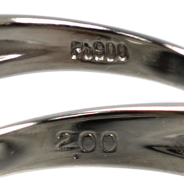 Pt900プラチナ リング・指輪 ダイヤモンド2.00ct 12.5号 6.9g レディース【中古】