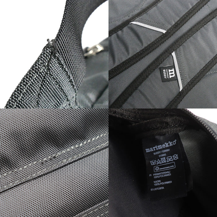 marimekko マリメッコ BUDDY リュック・デイパック グレー 026994 ユニセックス【中古】