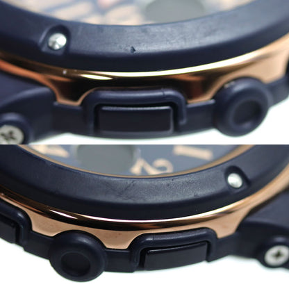 CASIO カシオ Baby-G 腕時計 電池式 ネイビー BGA-150PG-2B2JF レディース【中古】
