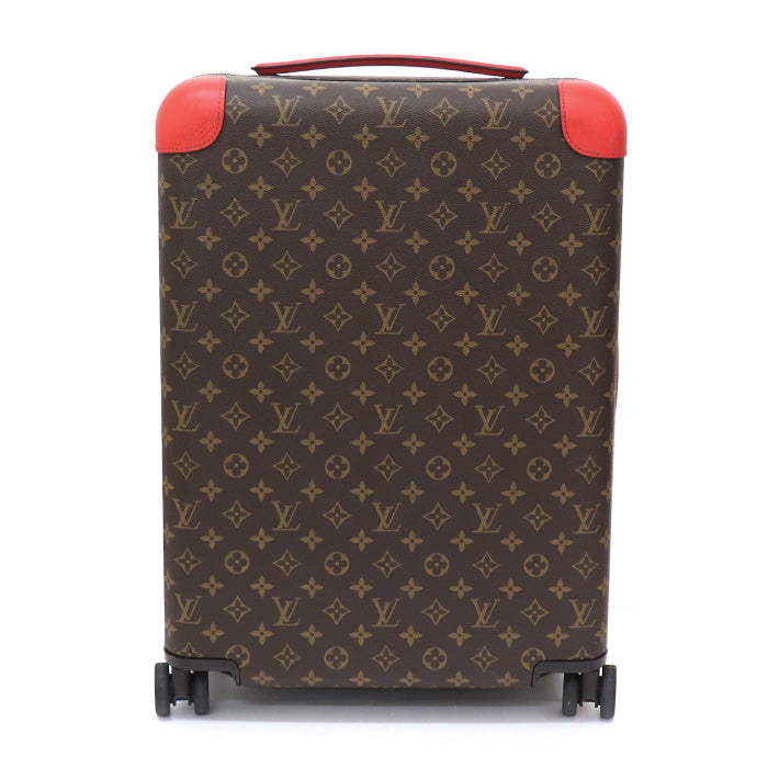 LOUIS VUITTON ルイ・ヴィトン ホライゾン55 キャリーバッグ モノグラム ポピーレッド M20200 ICチップ ユニセックス【中古】