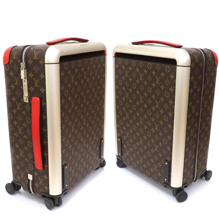 LOUIS VUITTON ルイ・ヴィトン ホライゾン55 キャリーバッグ モノグラム ポピーレッド M20200 ICチップ ユニセックス【中古】