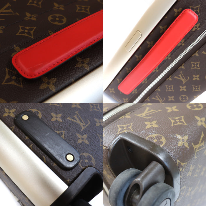 LOUIS VUITTON ルイ・ヴィトン ホライゾン55 キャリーバッグ モノグラム ポピーレッド M20200 ICチップ ユニセックス【中古】