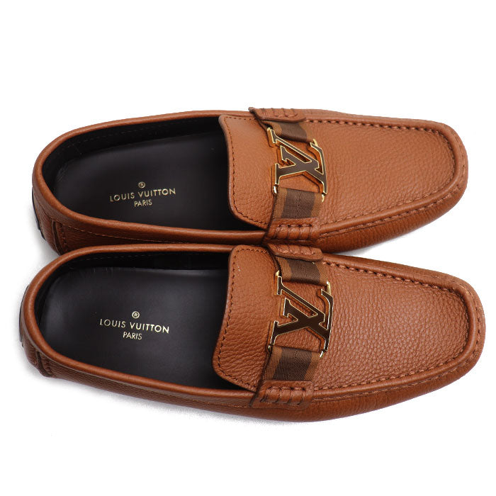 LOUIS VUITTON ルイ・ヴィトン ドライビングシューズ モンテカルロ ローファー ブラウン ND1119 26cm メンズ【中古】