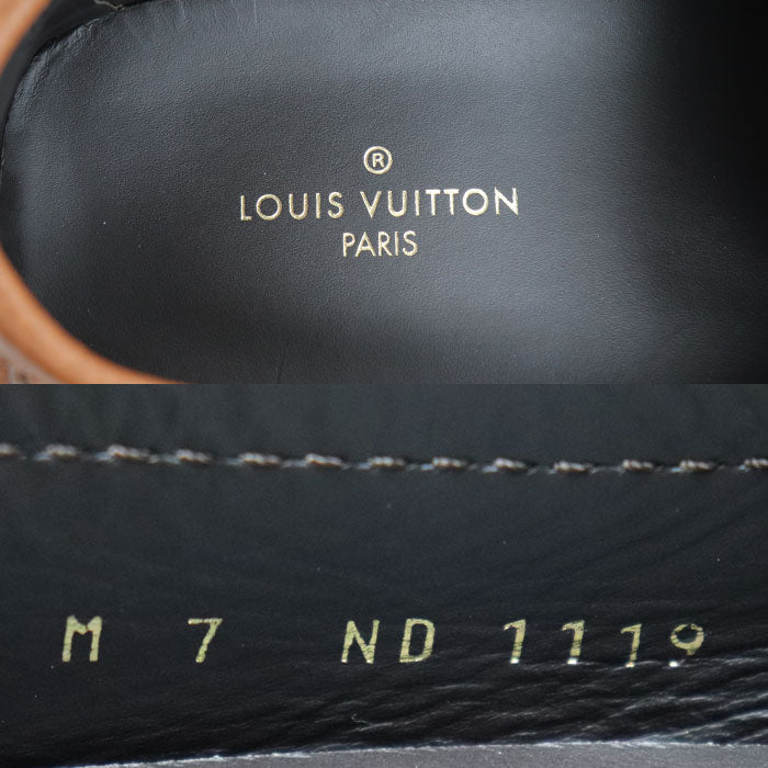LOUIS VUITTON ルイ・ヴィトン ドライビングシューズ モンテカルロ ローファー ブラウン ND1119 26cm メンズ【中古】