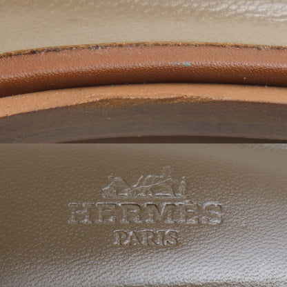 HERMES エルメス オラン サンダル ブラウン 36 レディース【中古】【美品】