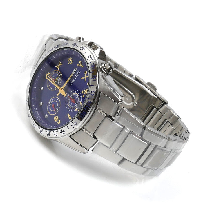 SEIKO セイコー ONE PIECE アニメ 20周年記念 腕時計 電池式 7T92-HBM0 ５０００本限定 ユニセックス【中古】【極美品】