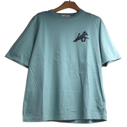 HERMES エルメス パズル エケストル クルーネック ミニレザーパッチ 半袖Ｔシャツ S ユニセックス【中古】