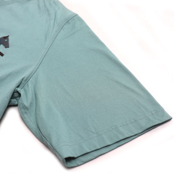 HERMES エルメス パズル エケストル クルーネック ミニレザーパッチ 半袖Ｔシャツ S ユニセックス【中古】