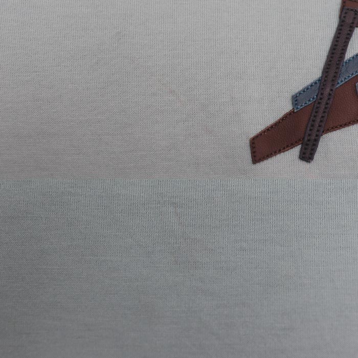 HERMES エルメス パズル エケストル クルーネック ミニレザーパッチ 半袖Ｔシャツ S ユニセックス【中古】